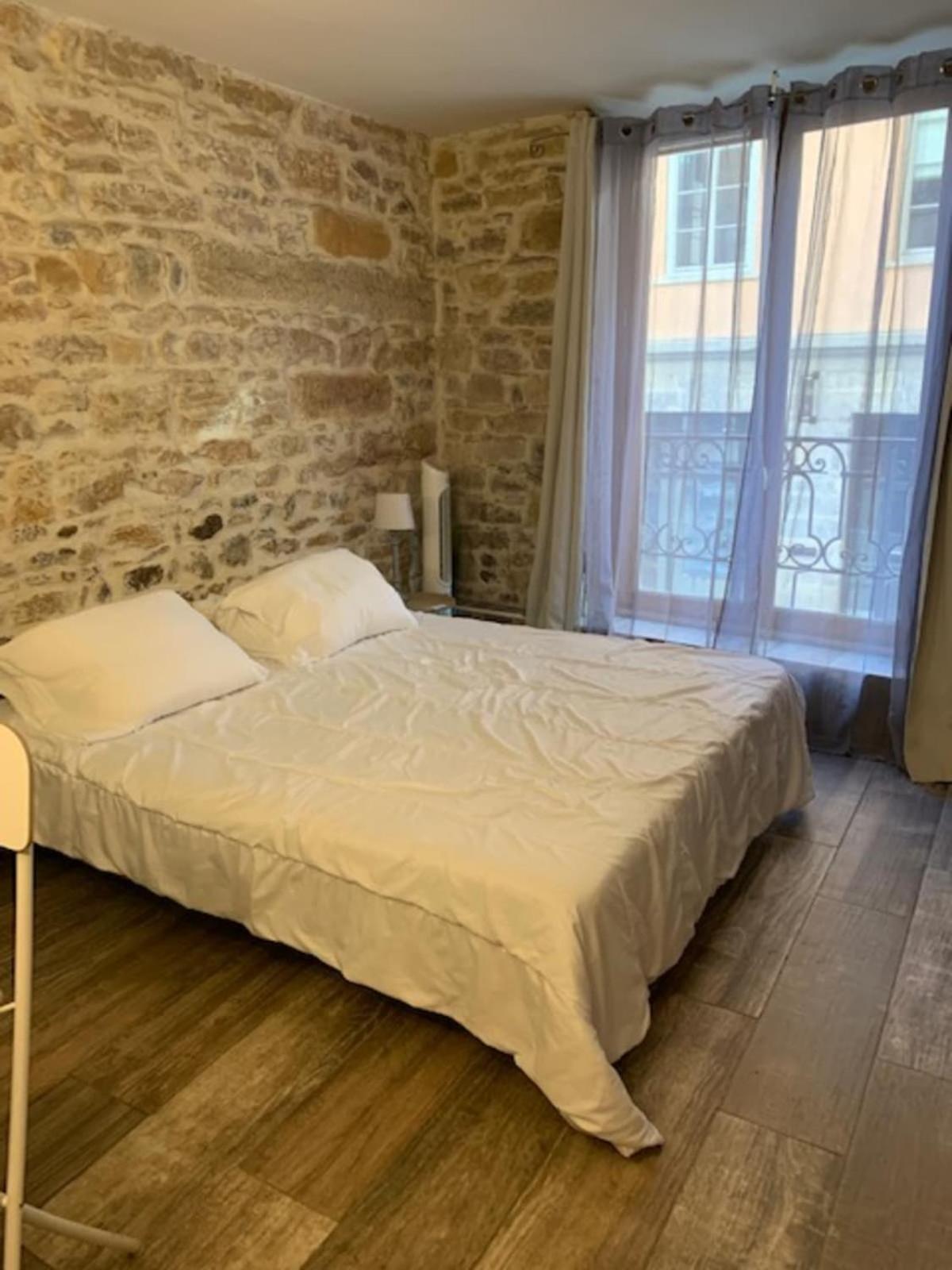 Studio With Exposed Stone Vieux Lyon Лион Екстериор снимка