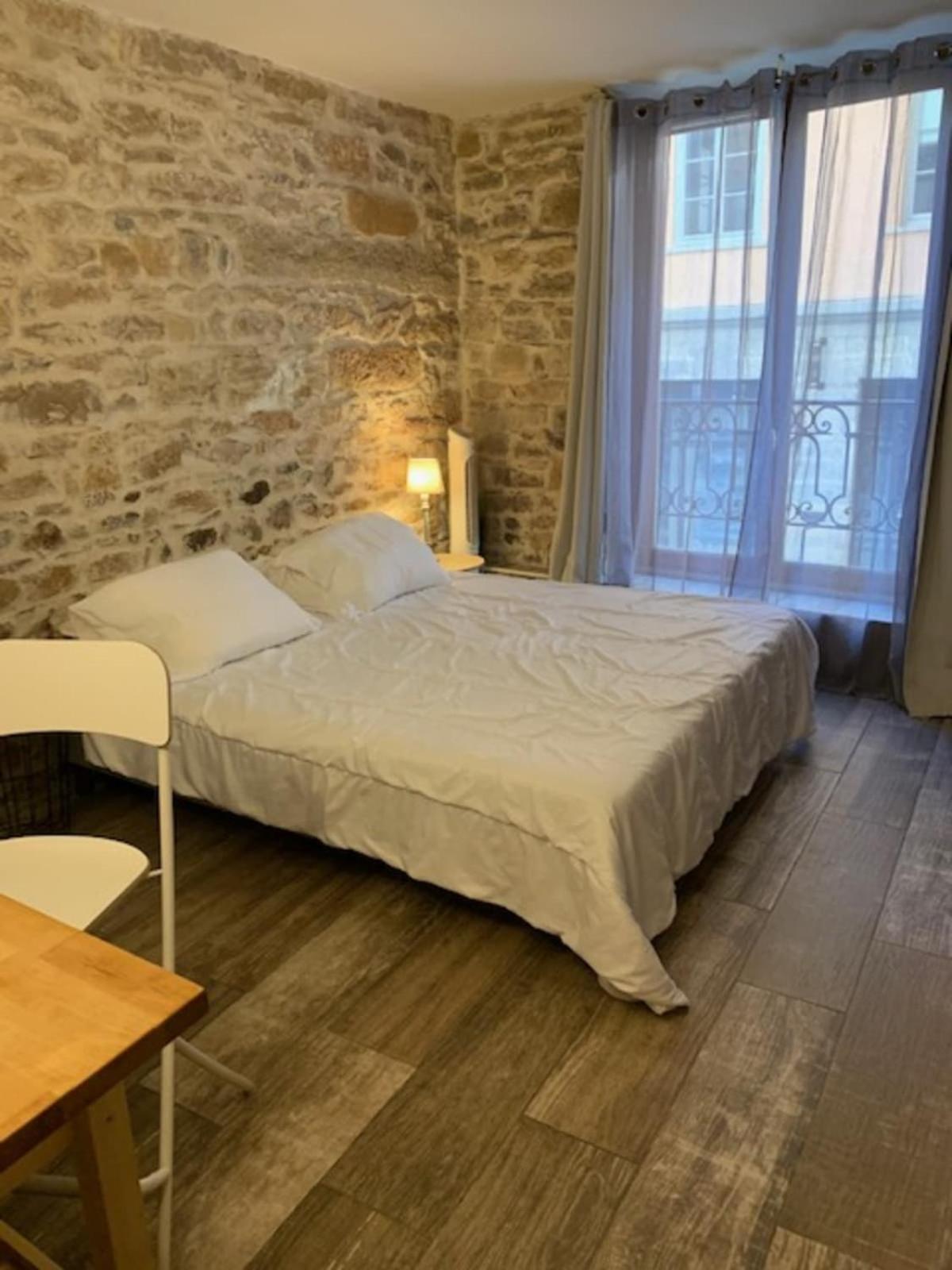 Studio With Exposed Stone Vieux Lyon Лион Екстериор снимка
